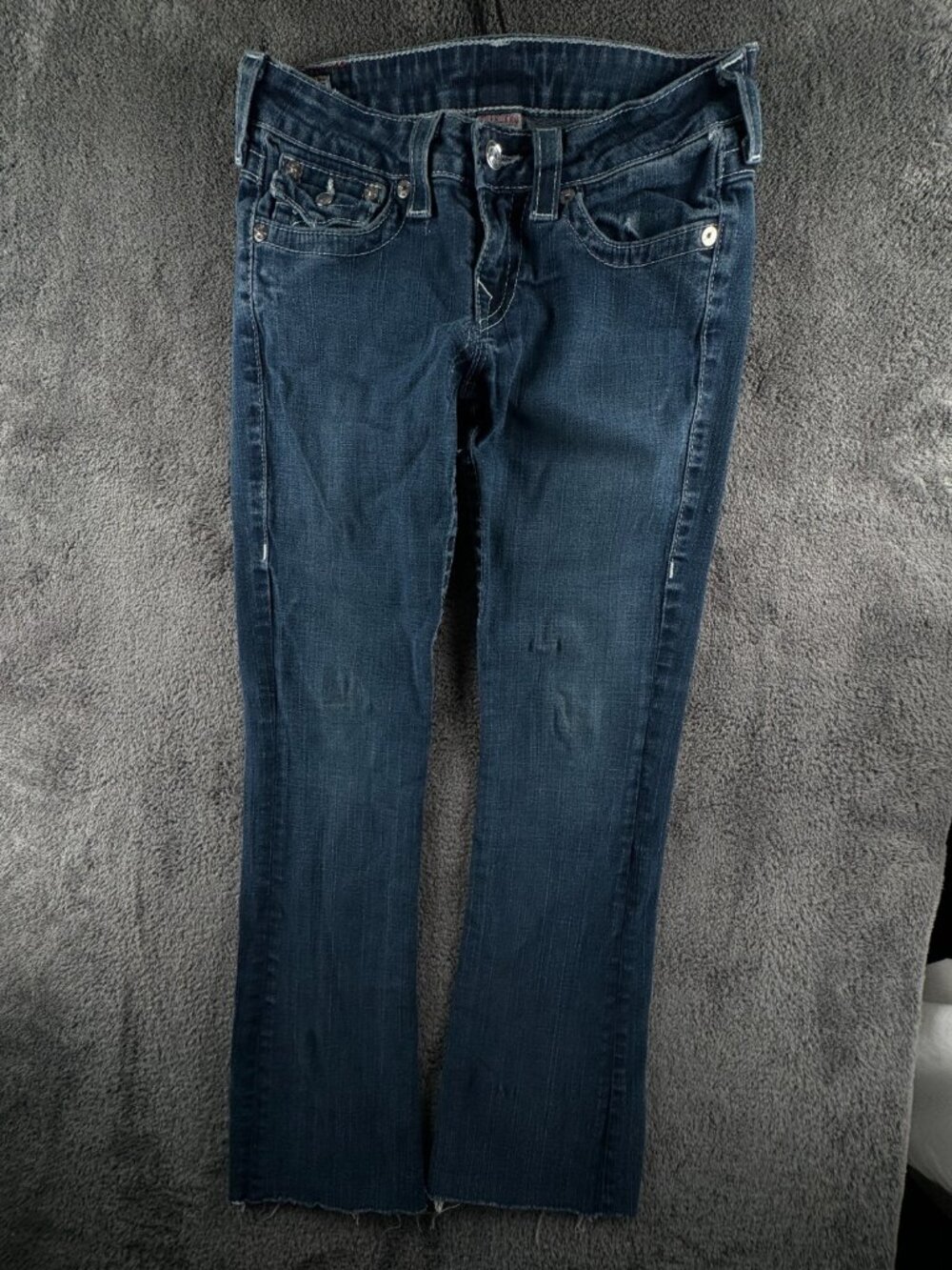 True Religion Becky Boot Cut USA Made Jeans Dark Wash Size 27 Women Adult